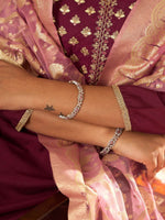 Thumbnail for Indo Era Ethnic Motifs Yoke Design Straight Gotta Patti Liva Kurta with Trousers & Dupatta