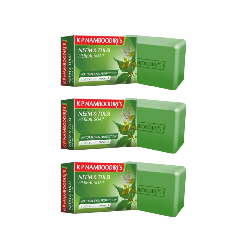 Kp Namboodiri's Neem & Tulsi Herbal Soap