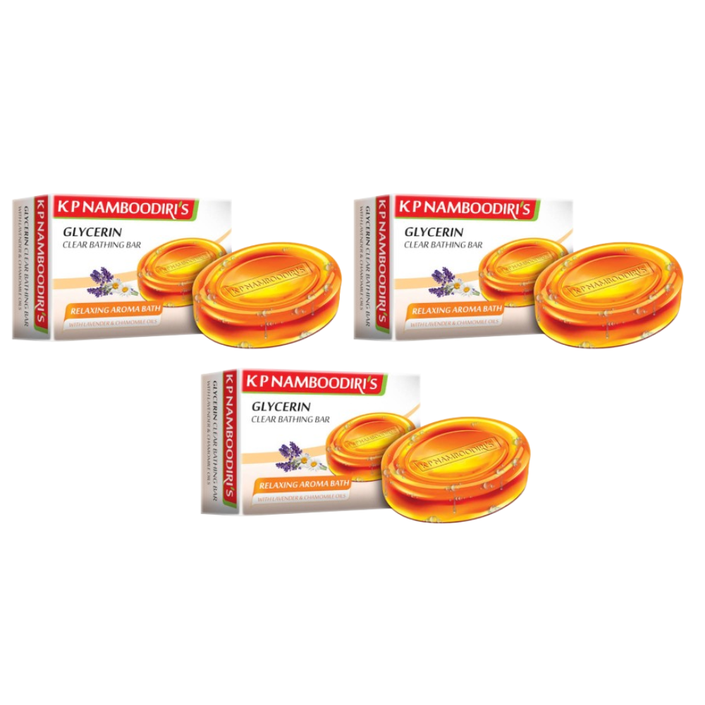 Kp Namboodiri's Glycerin Clear Relaxing Aroma Bathing Bar