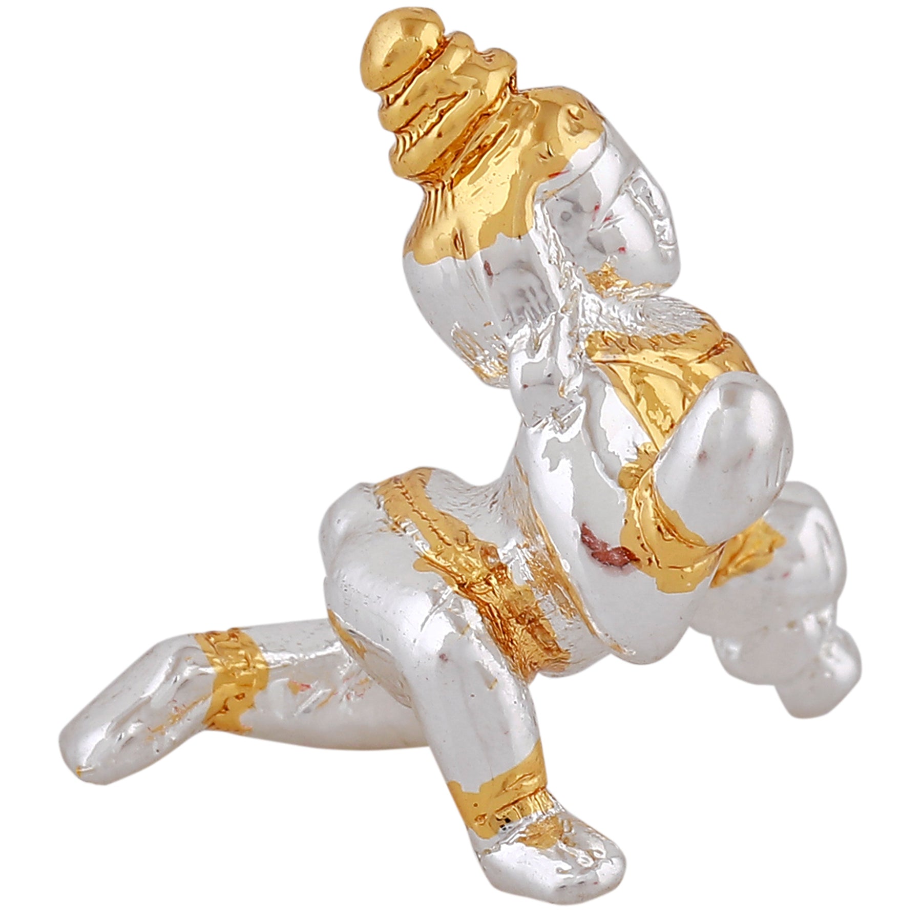 Estele Gold-Polished Divine Bal Lord Krishna Idol for Home/Car Decor - Distacart
