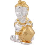 Thumbnail for Estele Gold-Polished Makhan Chor Bal Sri Krishna Idol for Home/Car decor