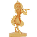 Thumbnail for Estele Gold-Polished God of love Sri Krishna Idol for Pooja/Car decor - Distacart