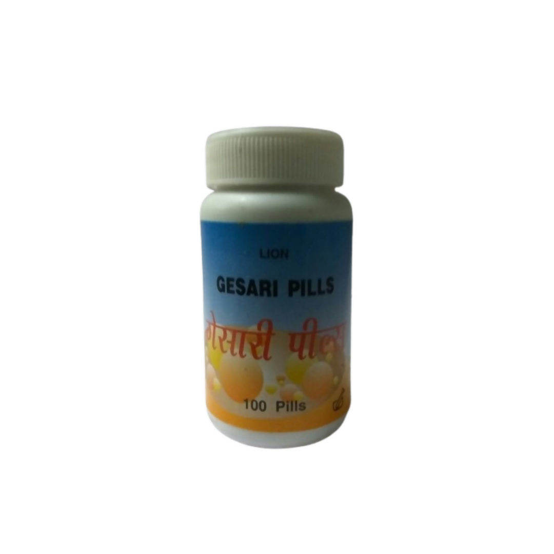 Lion Ayurveda GESARI PILLS, White - Distacart