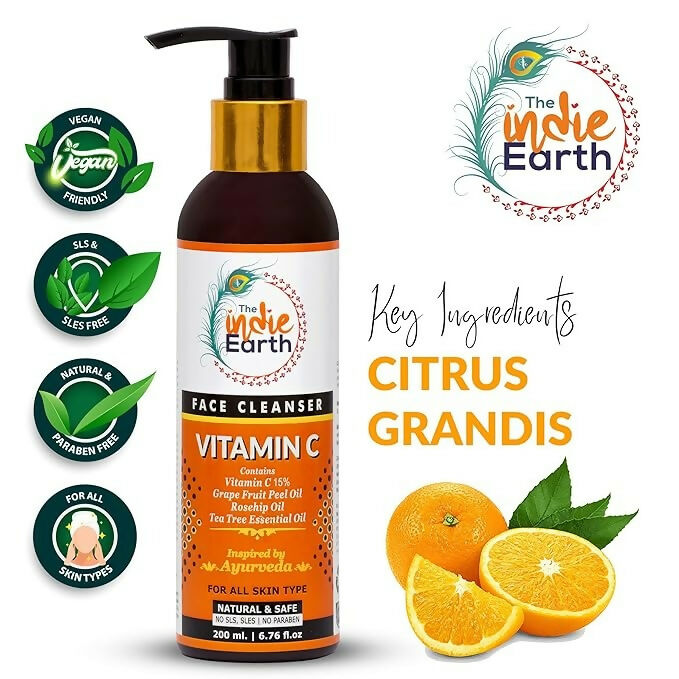 The Indie Earth Vitamin C Face Cleanser - Distacart