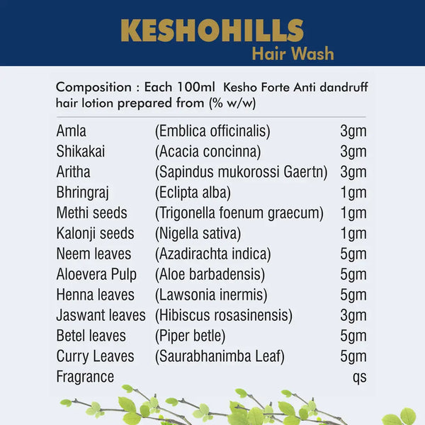 Herbal Hills Ayurveda Keshohills Ultra Hair Wash Shampoo