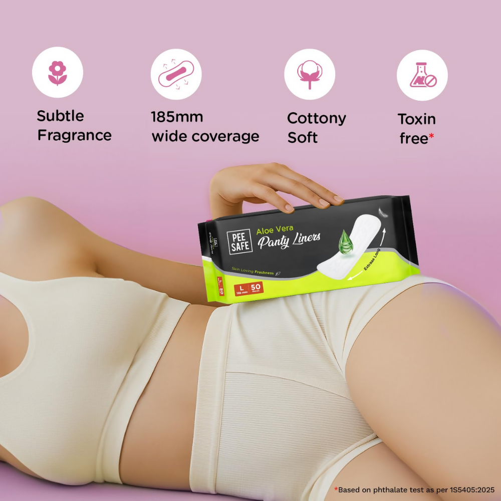 Pee Safe Aloe Vera Panty Liners - L - Dista