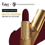 Thumbnail for Kay Beauty x Falguni Shane Peacock Luxe Matte Lipstick - Mulberry Cashmere - Distacart