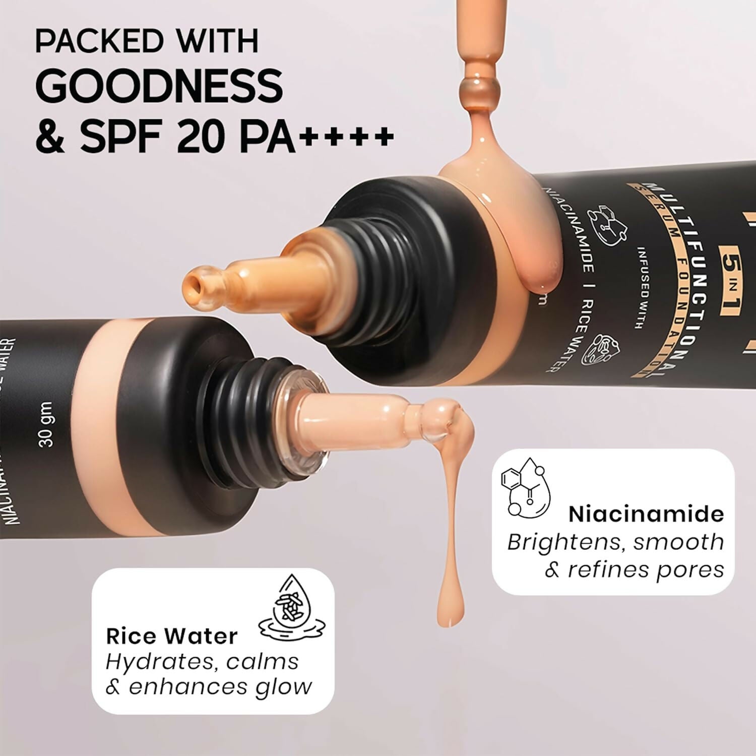 Insight Skin Tint 5-in-1 Serum Foundation SPF 20 PA++++ - Dista