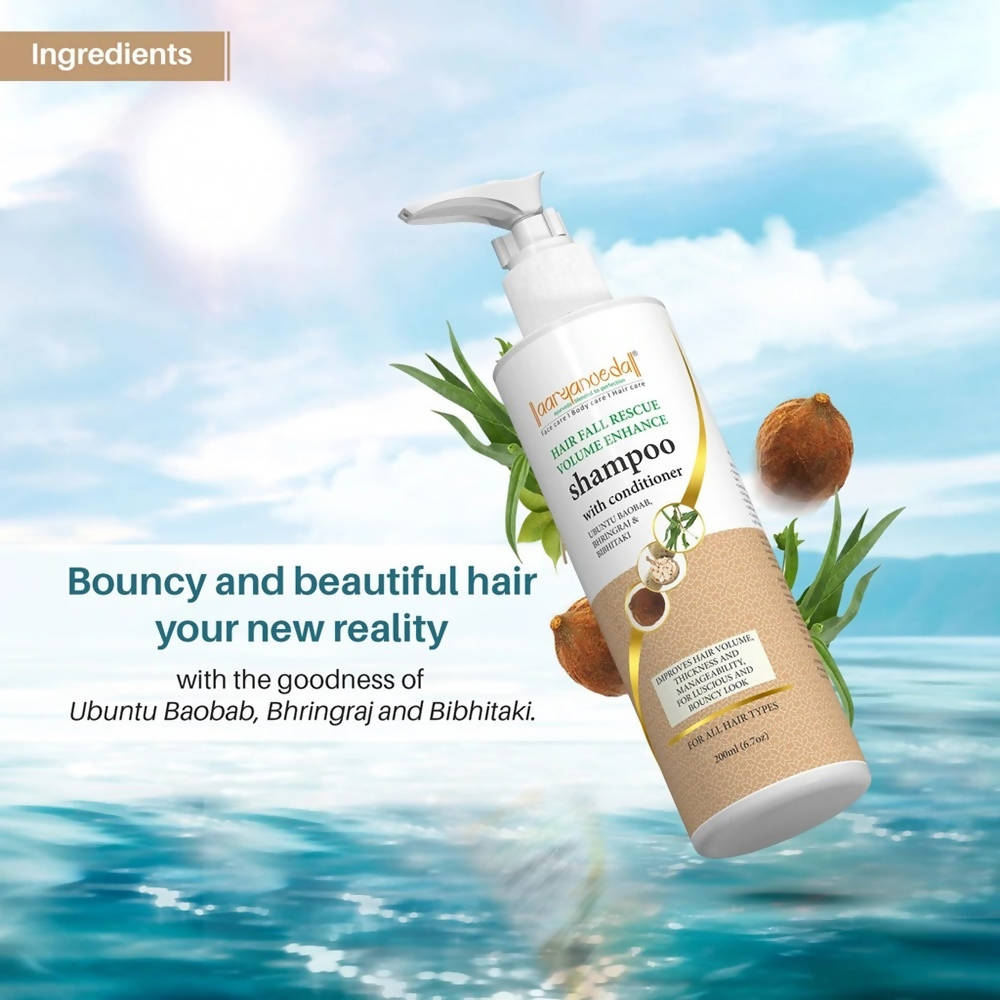 Aaryanveda Hair Fall Rescue Volume Enhance Shampoo With Conditioner