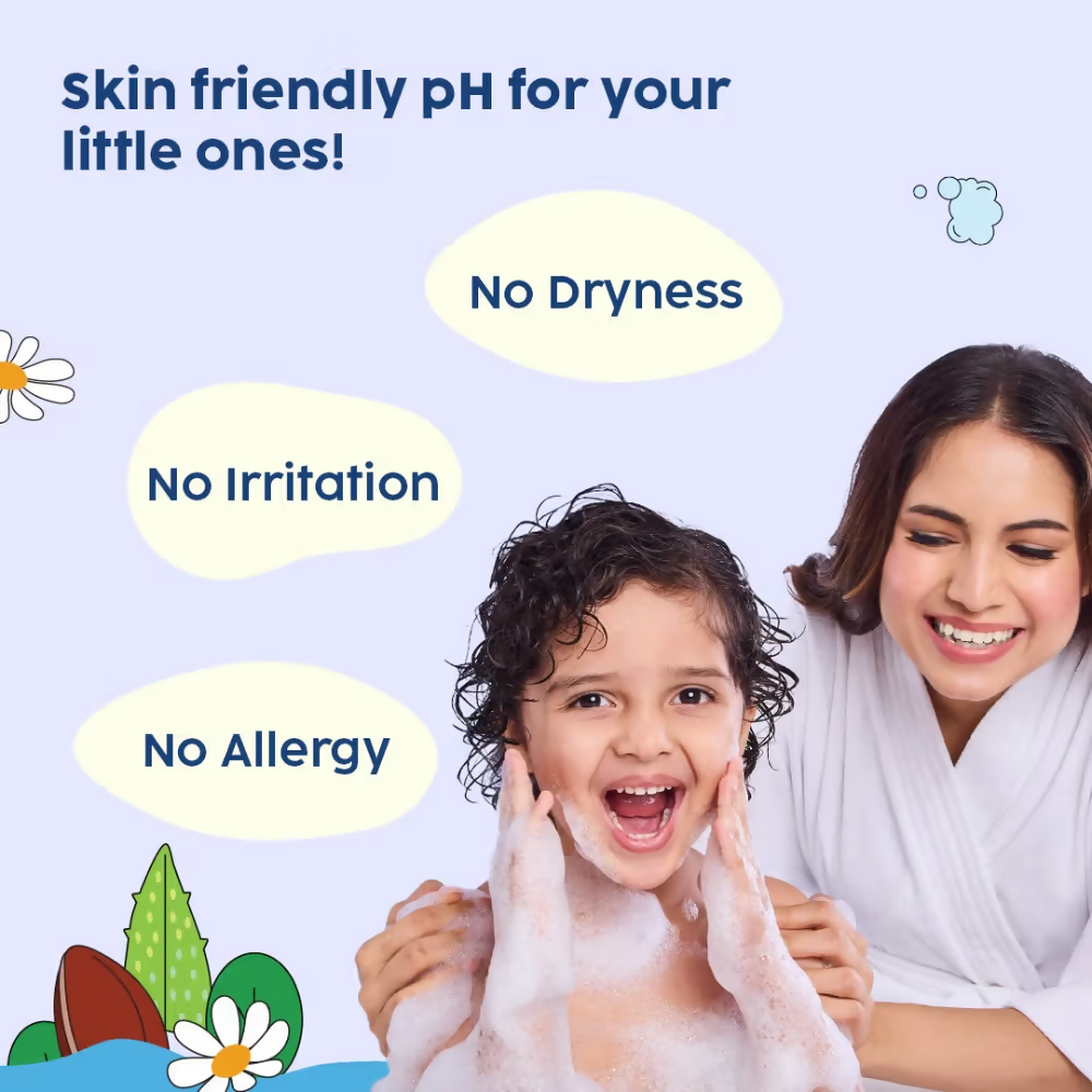 PLIX The Plant Fix Kids Happy Hair Gentle Shampoo & Bubble Splash Body Wash - Distacart
