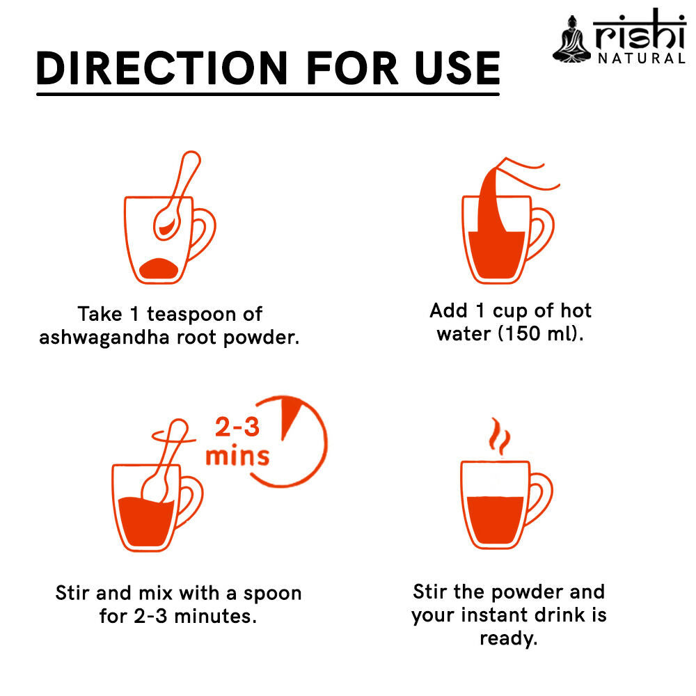 Copy of ASHWAGANDHA ROOT POWDER DIRECTION FOR USE
