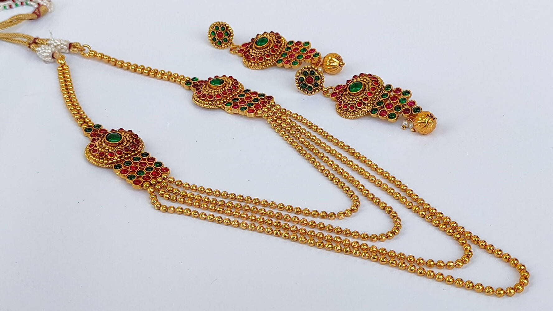 Multicolor kemp layer Necklace set - Distacart