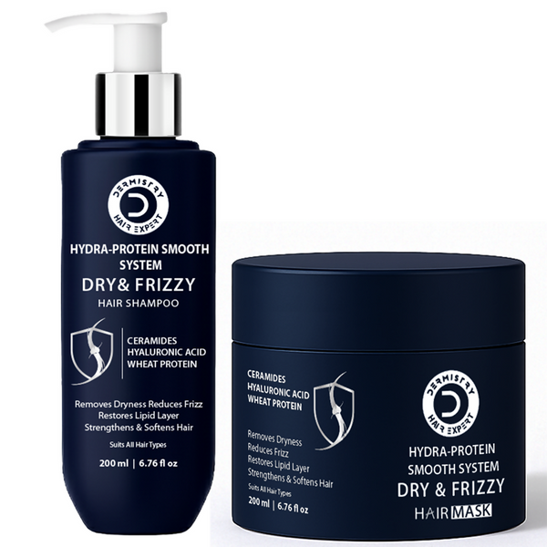 Dermistry Ceramides Hyaluronic Acid Protein Shampoo & Mask Smoothening Dry - Distacart