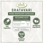 Thumbnail for Biotic Shatavari Capsules For Women & Men - Distacart