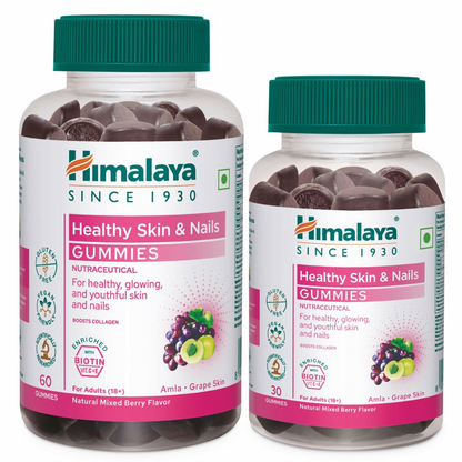 Himalaya Herbals Healthy Skin & Nail Gummies - Distacart