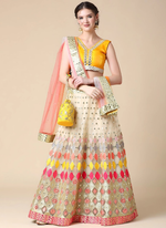 Thumbnail for Lehenga Mart Designer Wedding Lehenga Choli For Women - Multi - Distacart