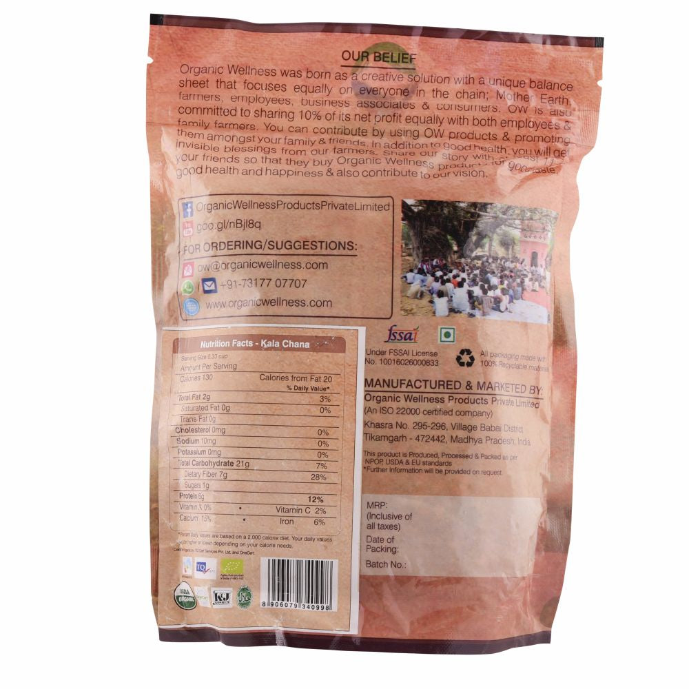 Organic Wellness Kala Chana - Distacart
