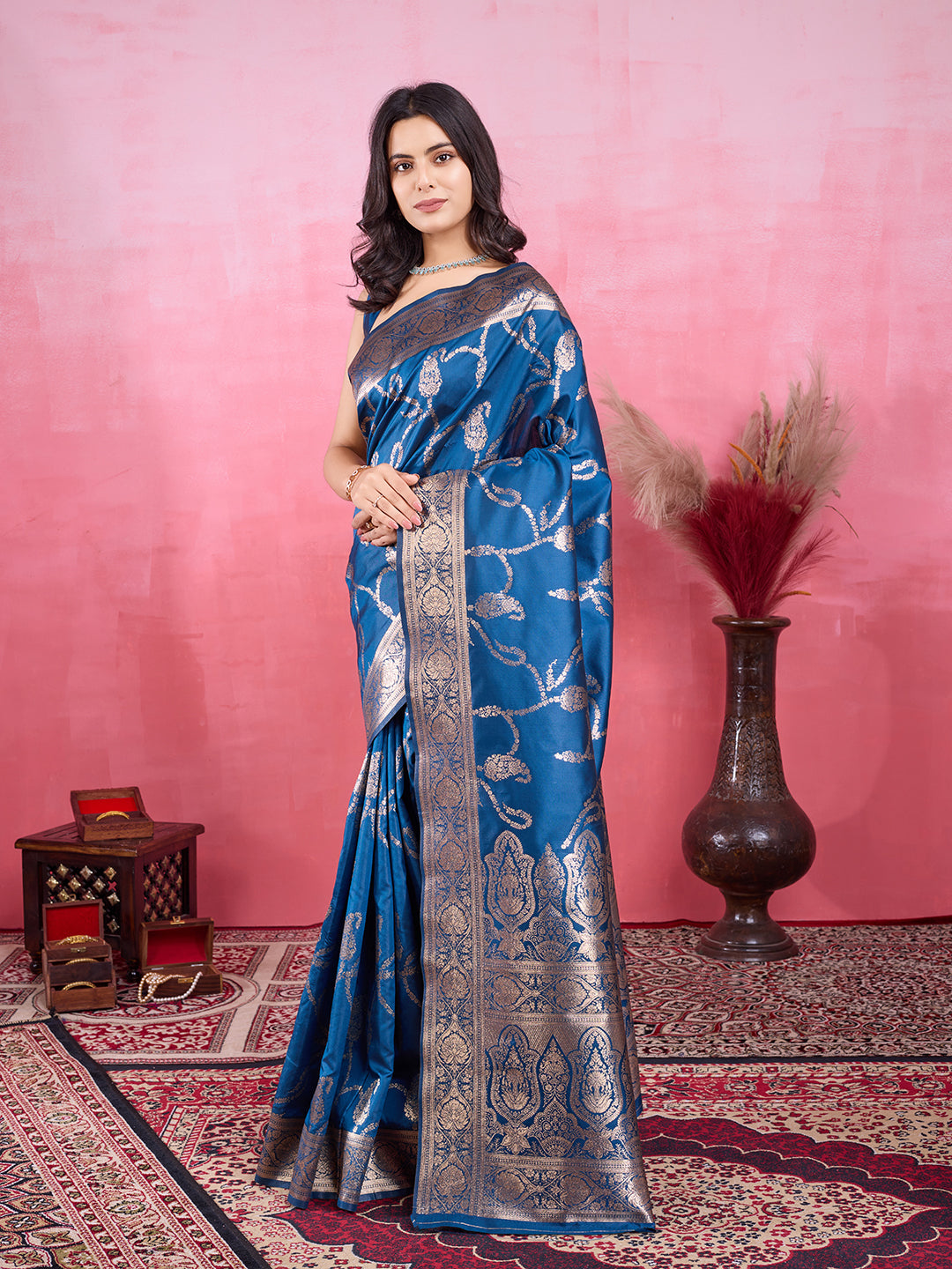 Vedant Vastram Banarasi Silk Fashion Saree - Morpinch - Distacart