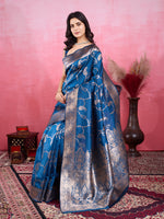 Thumbnail for Vedant Vastram Banarasi Silk Fashion Saree - Morpinch - Distacart