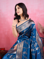 Thumbnail for Vedant Vastram Banarasi Silk Fashion Saree - Morpinch - Distacart
