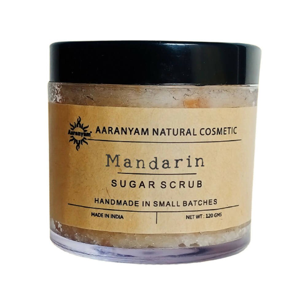 Aaranyam Mandarin Sugar Scrub For Face & Body - Distacart