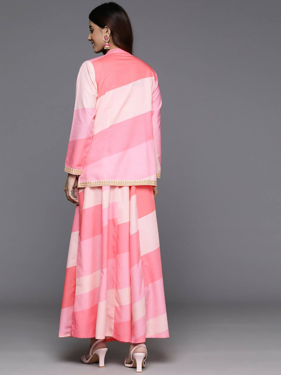 Ahalyaa Women's Traditional Wear Co-ods - Pink - Distacart