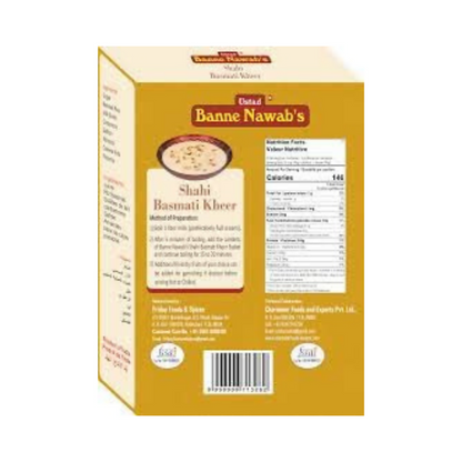 Ustad Banne Nawab's Shahi Basmati Kheer - Distacart