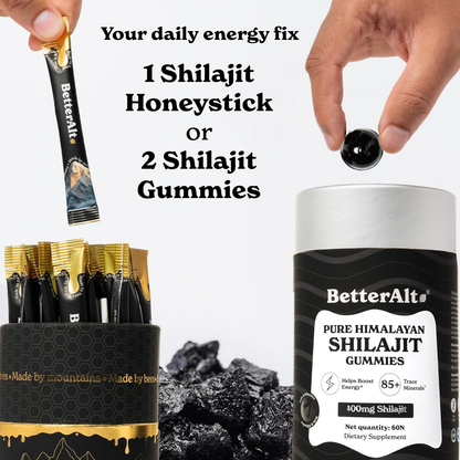 Better Alt Ultimate Power Up Duo Sj Gummies + Sj Gold+ Honey Sticks Combo - Distacart