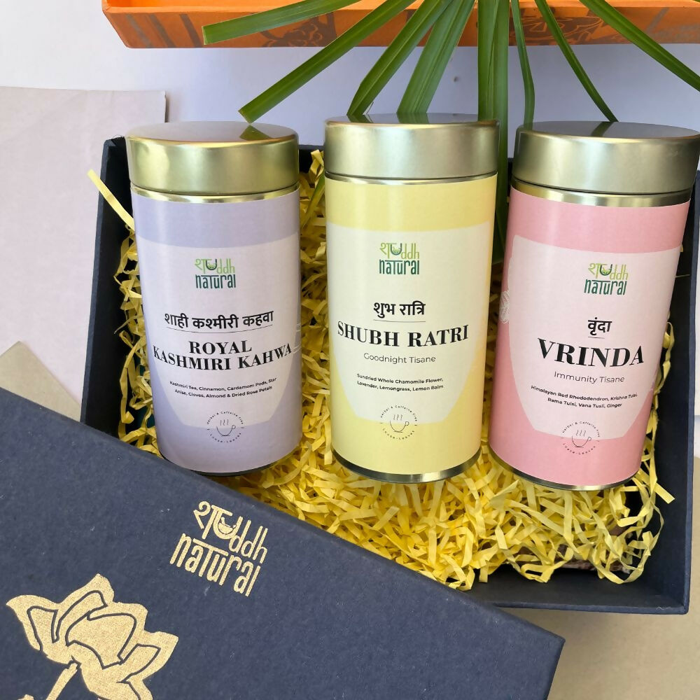 Shuddh Natural Festive Diwali Gift Hamper - Tea Tisane - Distacart