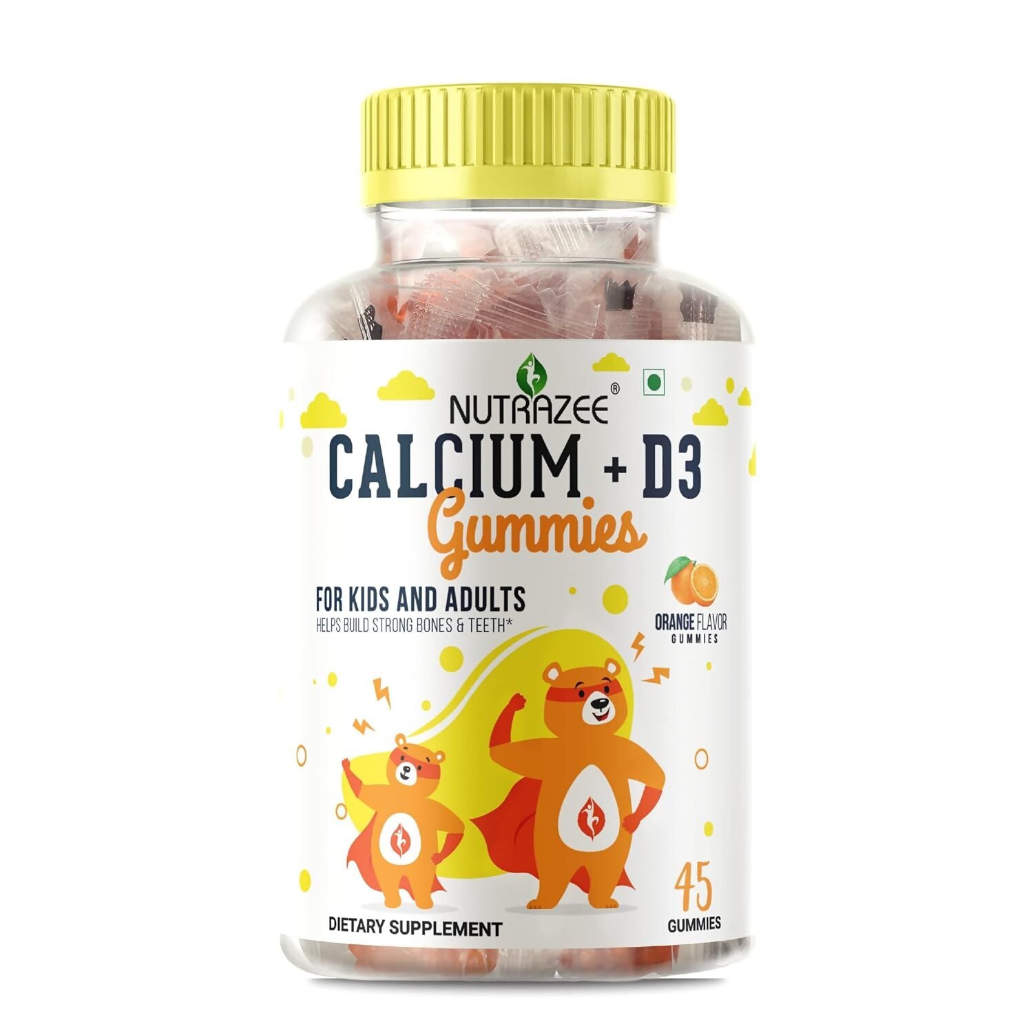 Nutrazee Calcium + D3 Gummies For Kids & Adults - Distacart
