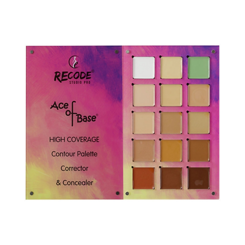 Recode Beauty Concealer, Colour Corrector & Contour Palette - Distacart