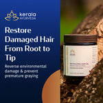 Thumbnail for A jar of Kerala Ayurveda Revitalizing Hair Oil (Neelibringadi Keram) placed against a natural background, with the brand logo and product information displayed.