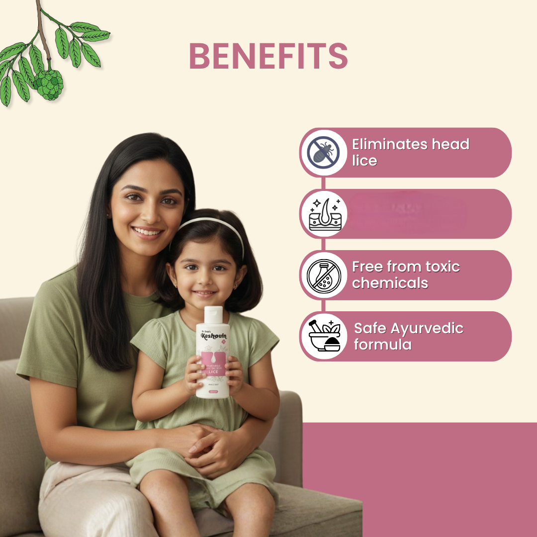 Dr. Rao's Keshovin -L Herbal Anti Lice Hair Oil - Dista