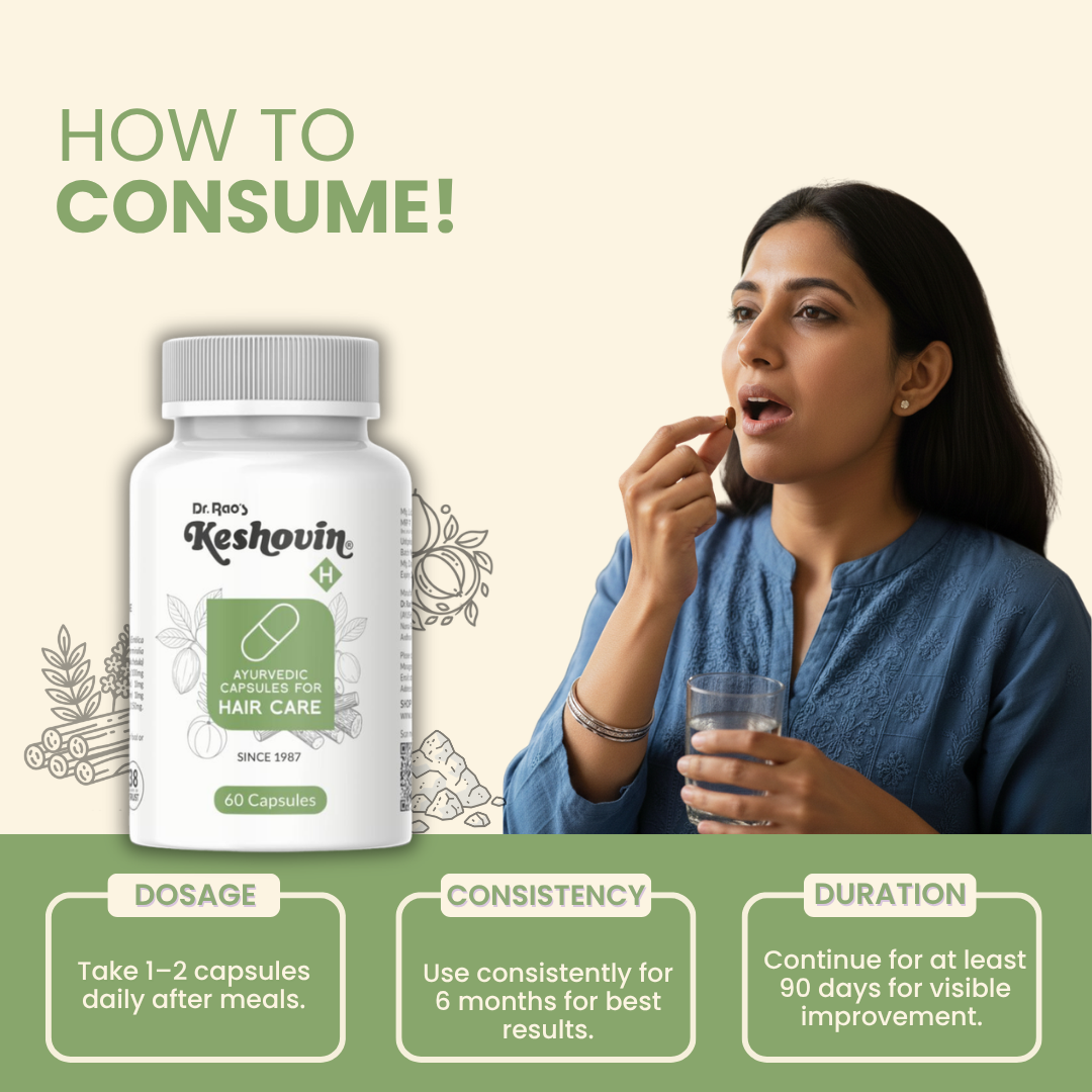 Dr. Rao's Keshovin Capsules - Dista