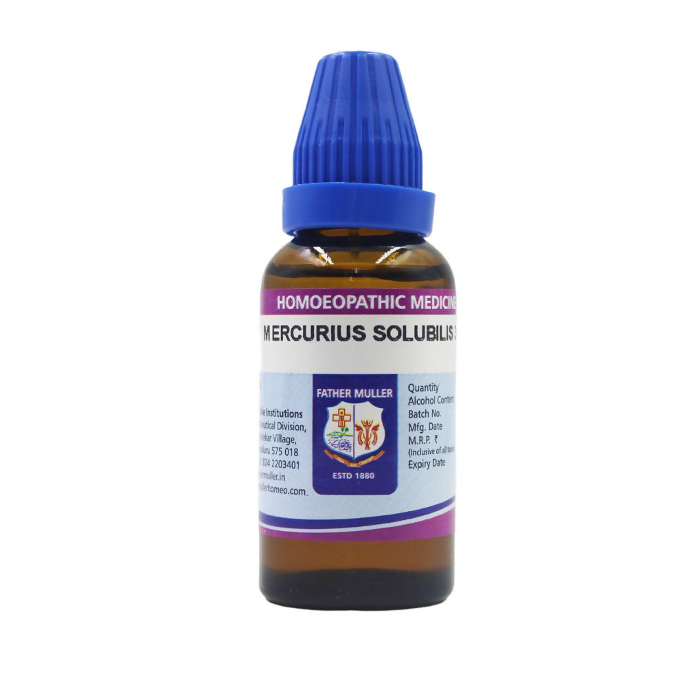 Father Muller Mercurius Solubilis Dilution - Distacart