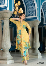 Thumbnail for Designer Stylish Mehandi Pure Muslin Stitched Suit - Apoorva - Distacart