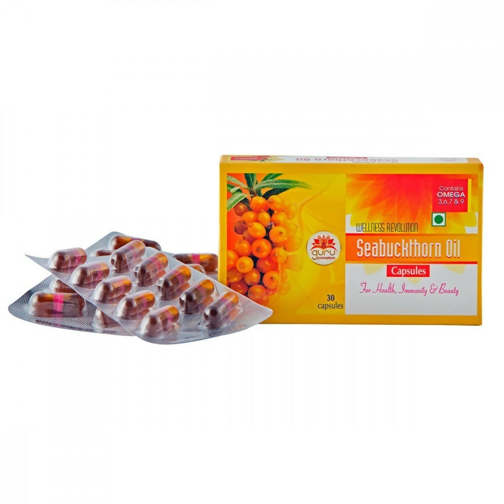 Guru Prasadam Seabuckthorn Oil Capsules - Distacart