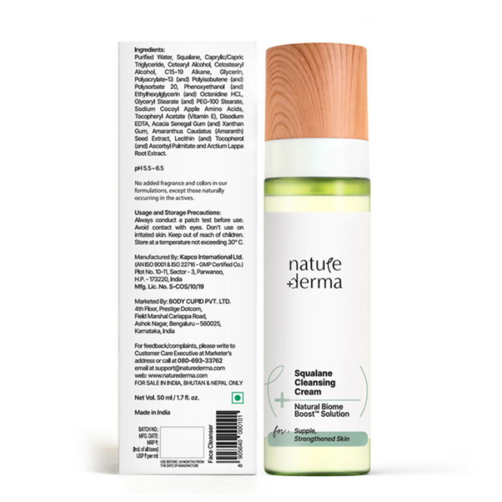 Nature Derma Squalane Cleansing Cream - Distacart