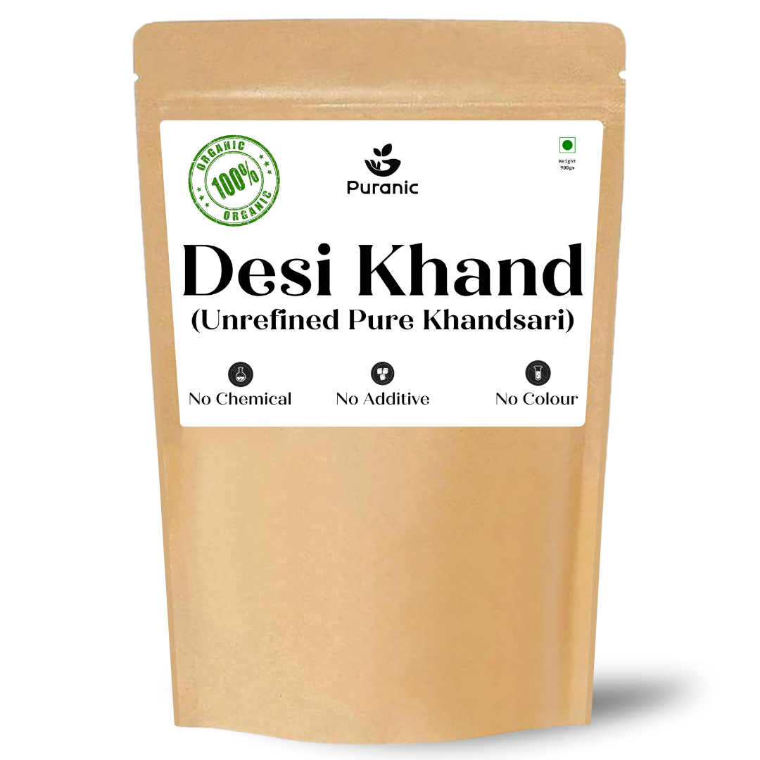 Puranic Desi Khand | Unrefined  Khandsari - Distacart