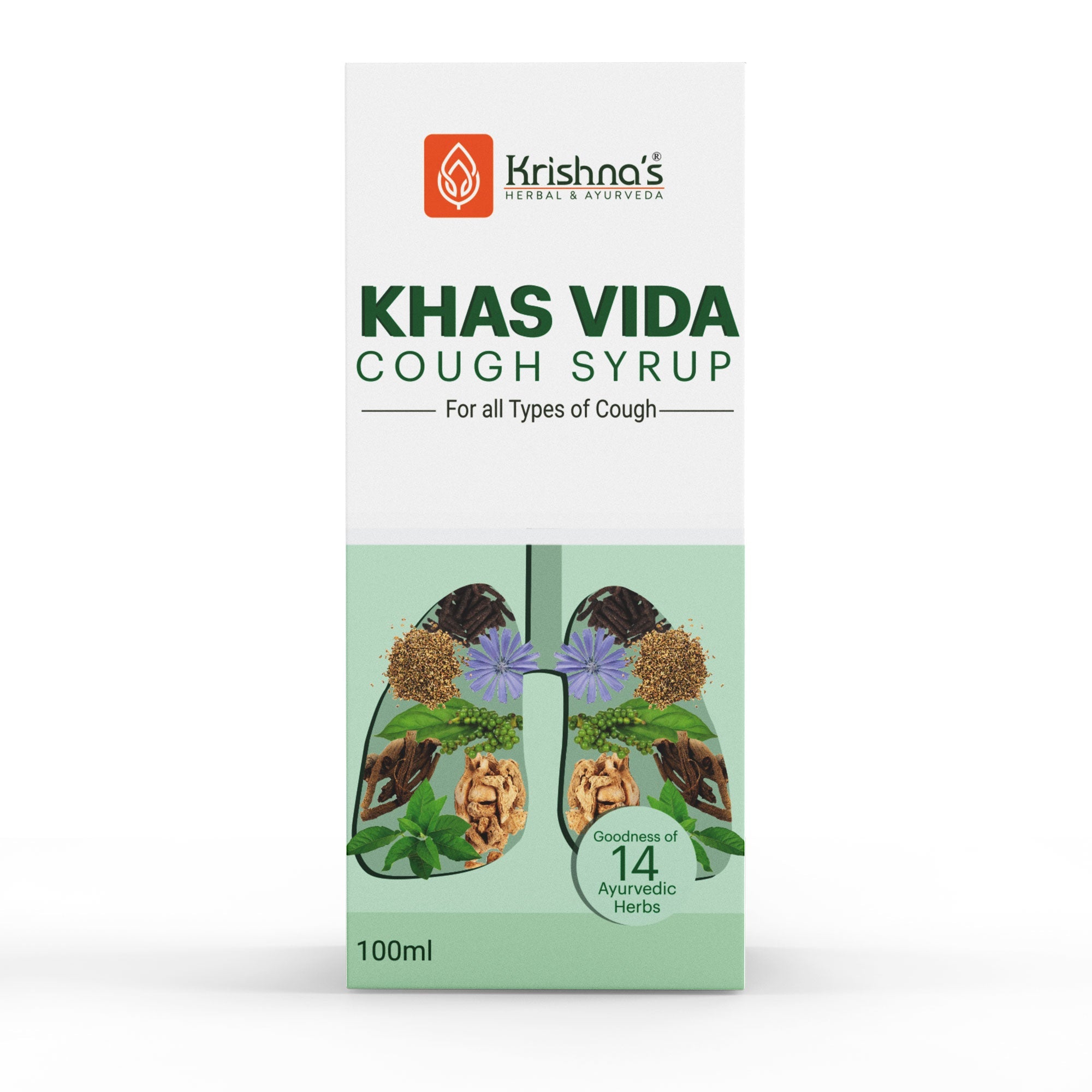 Krishna'S Herbal & Ayurveda Khas Vida Cough Syrup