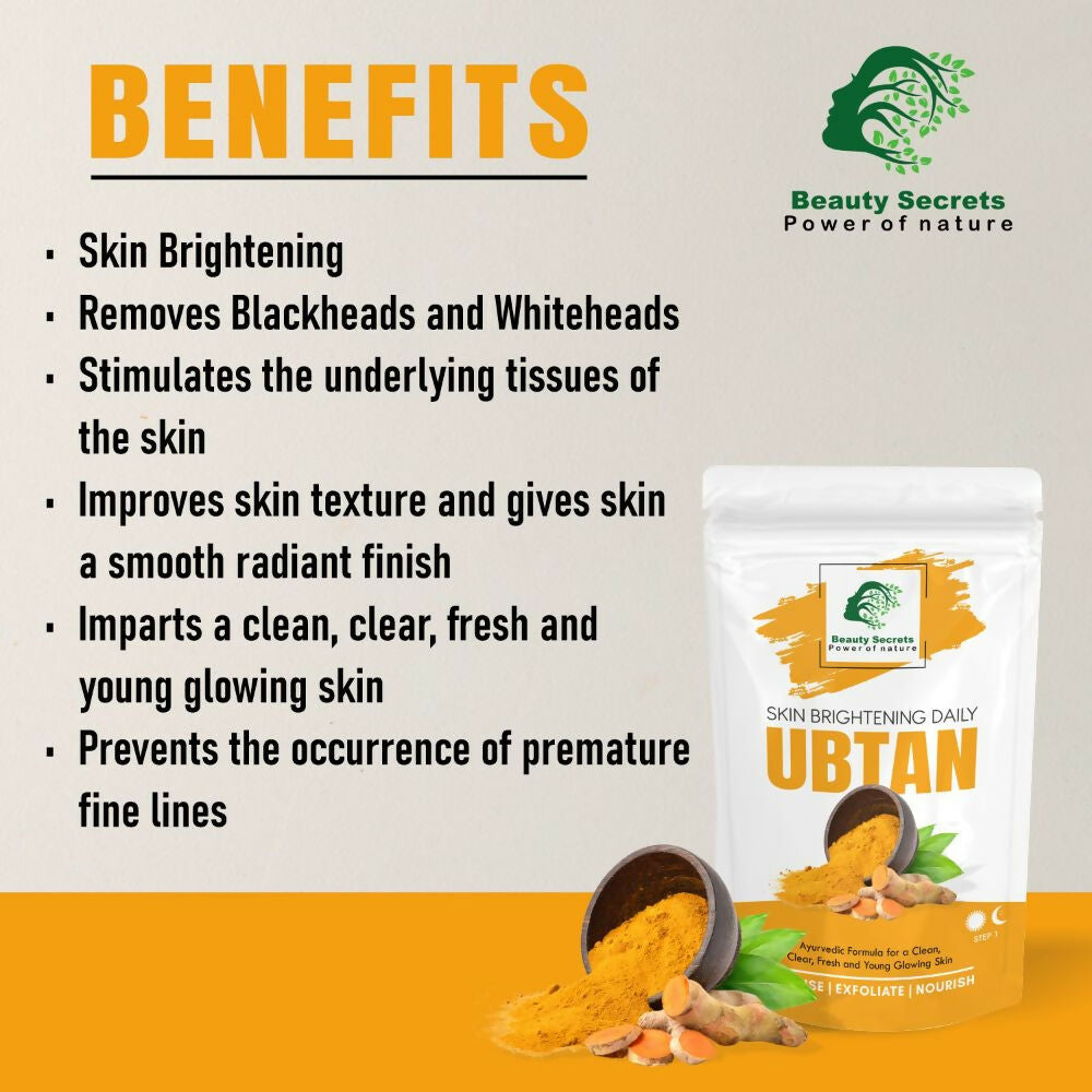 Beauty Secrets Skin Brightening Ubtan for Face - Distacart