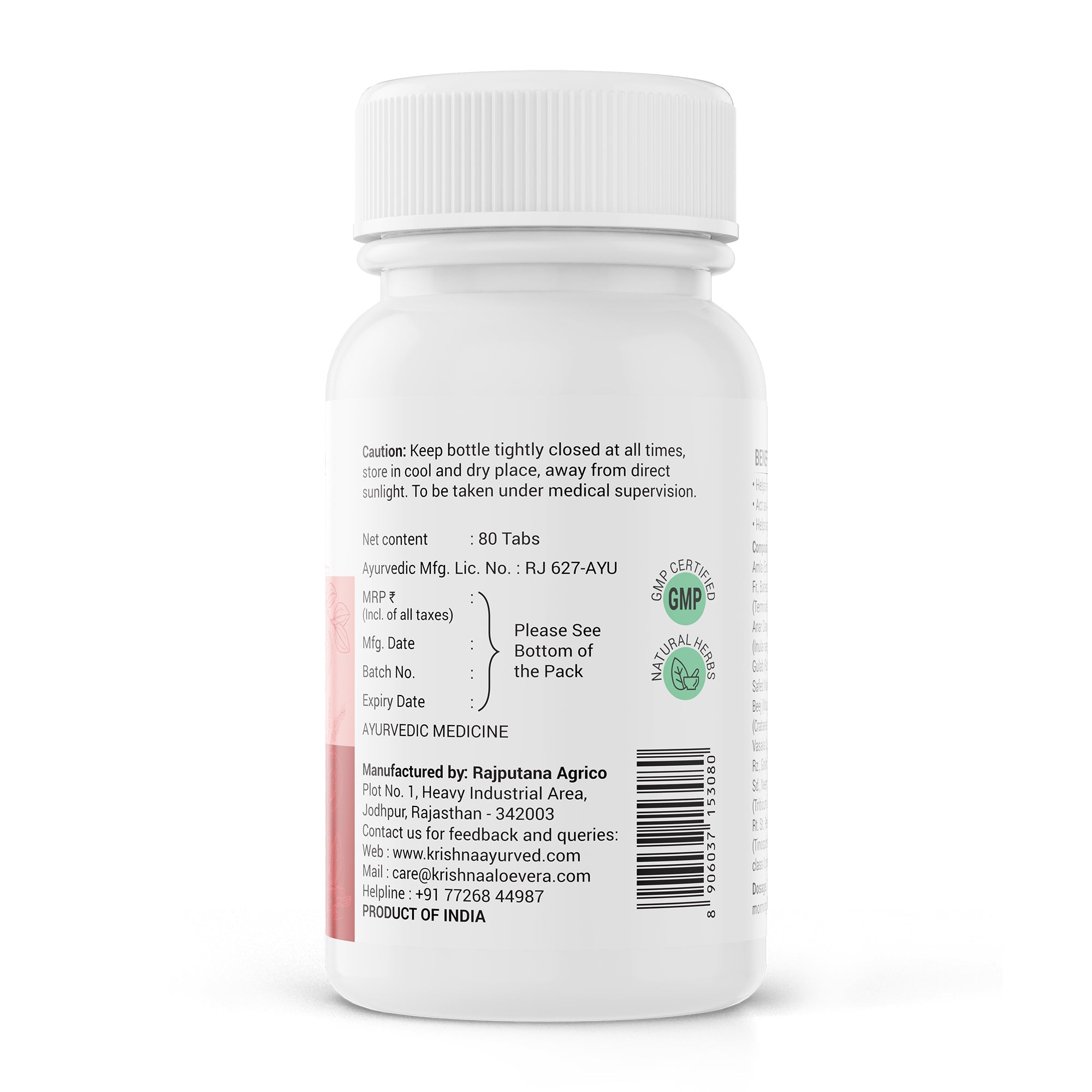 Krishna'S Herbal & Ayurveda Kidney Re-Live Tablets