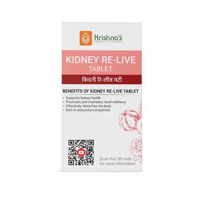 Krishna'S Herbal & Ayurveda Kidney Re-Live Tablets - Distacart