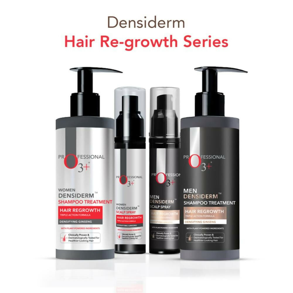 Professional O3+ Women Densiderm Hair Growth Scalp Serum Spray For Anti Hair Loss With Ginseng - Distacart