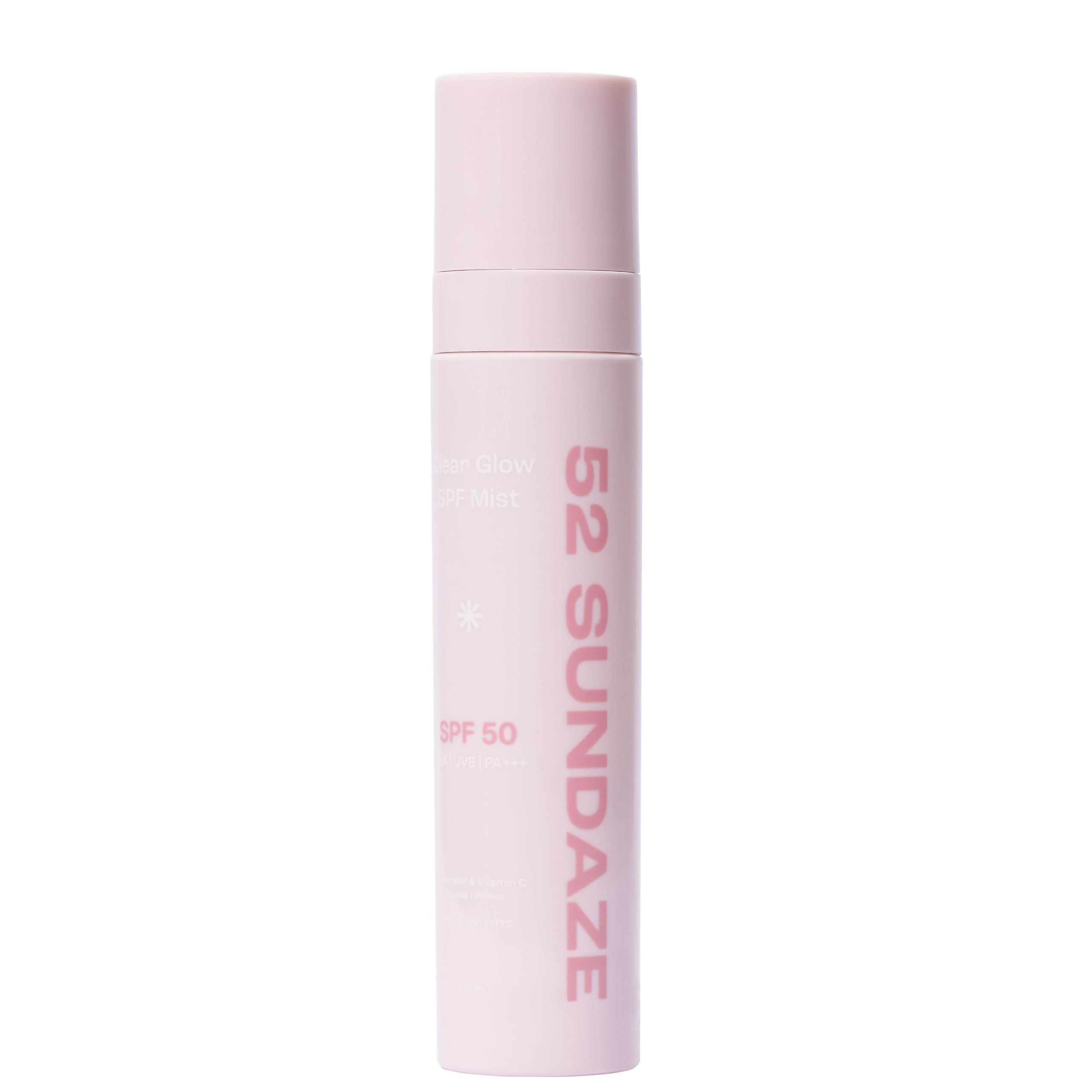 52 Sundaze Rosewater Sunscreen Mist SPF 50+ PA++++ Sunscreen Spray, Clear Glow SPF Mist - Distacart