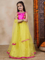 Thumbnail for Joban Fashion Girl's Pink Color Lehenga Choli