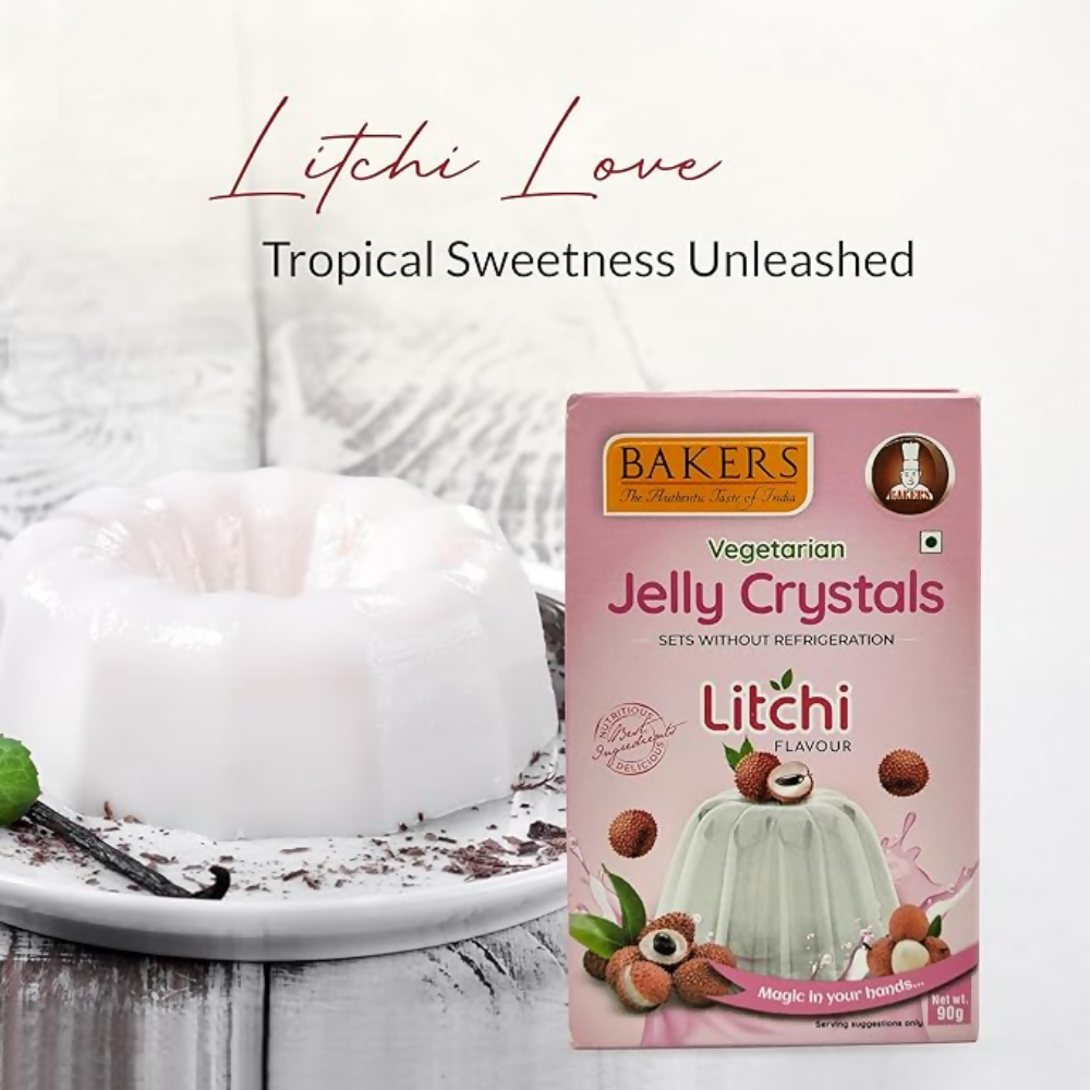 BAKERS Jelly Crystals - Litchi - Dista