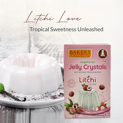 BAKERS Jelly Crystals - Litchi - Dista
