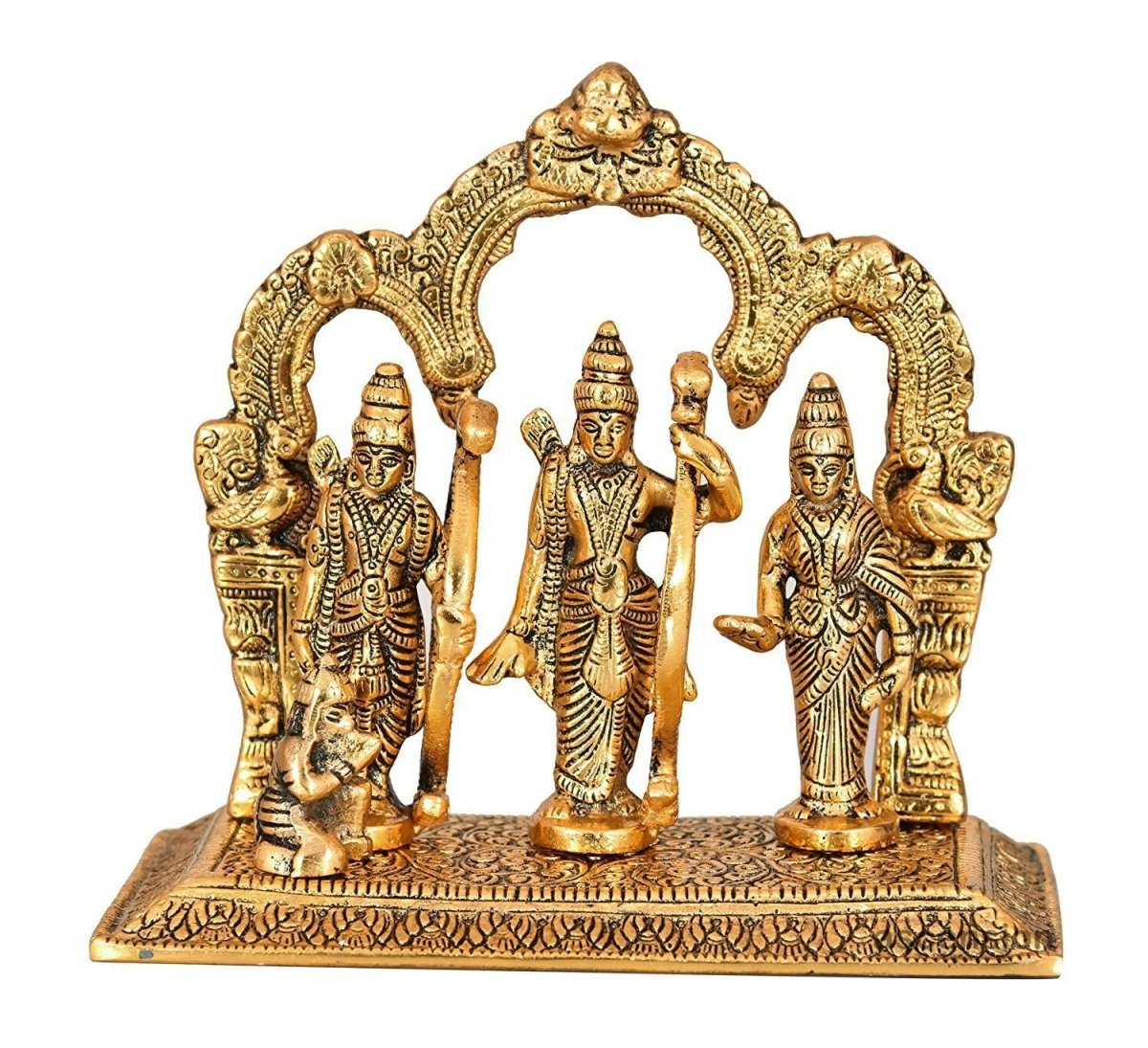 Ascension Metal Lord Ram Darbar Idol - Distacart