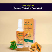 Thumbnail for Prisa Organics Saffron & Papaya Lightening Face Wash